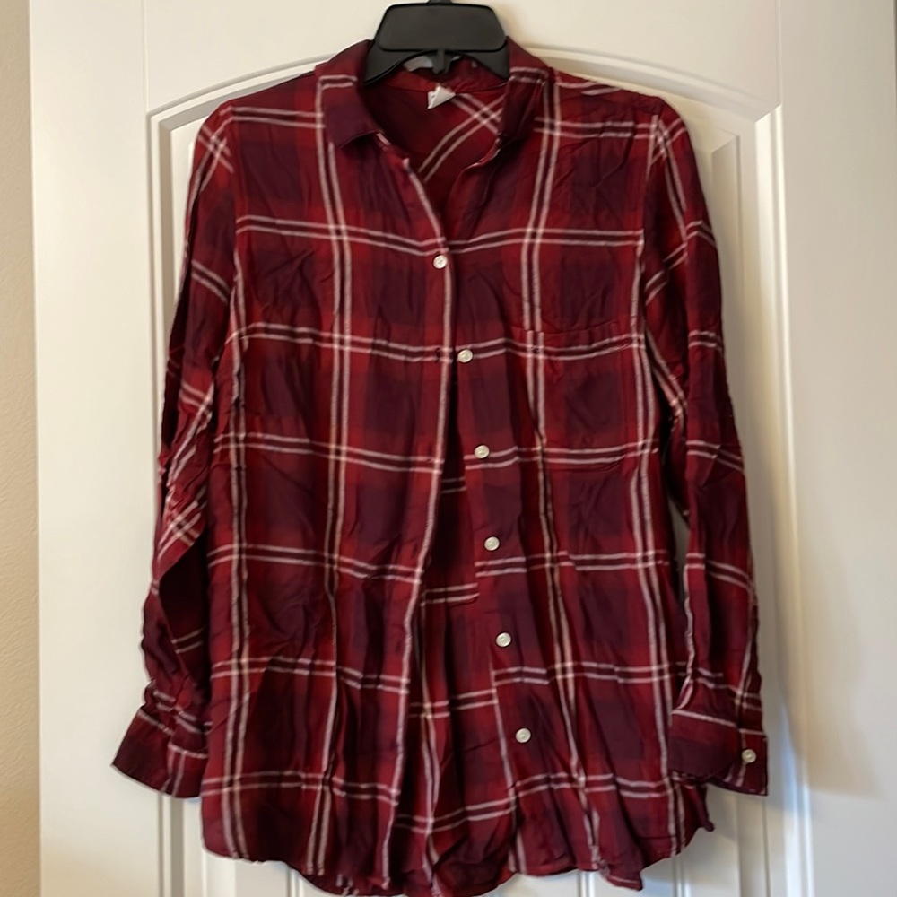 Old Navy large flannel.